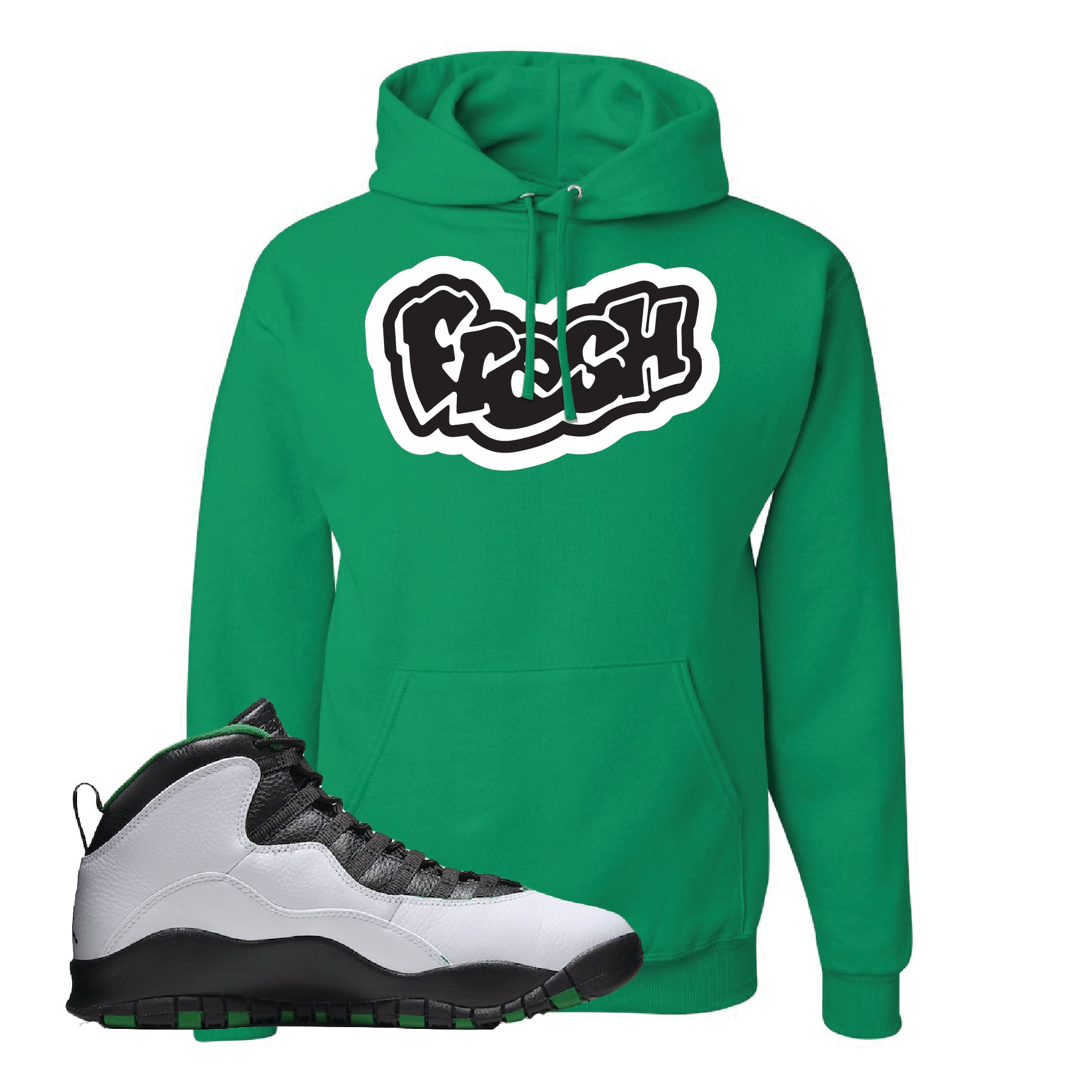 Jordan 10 Seattle Supersonics Hoodie 