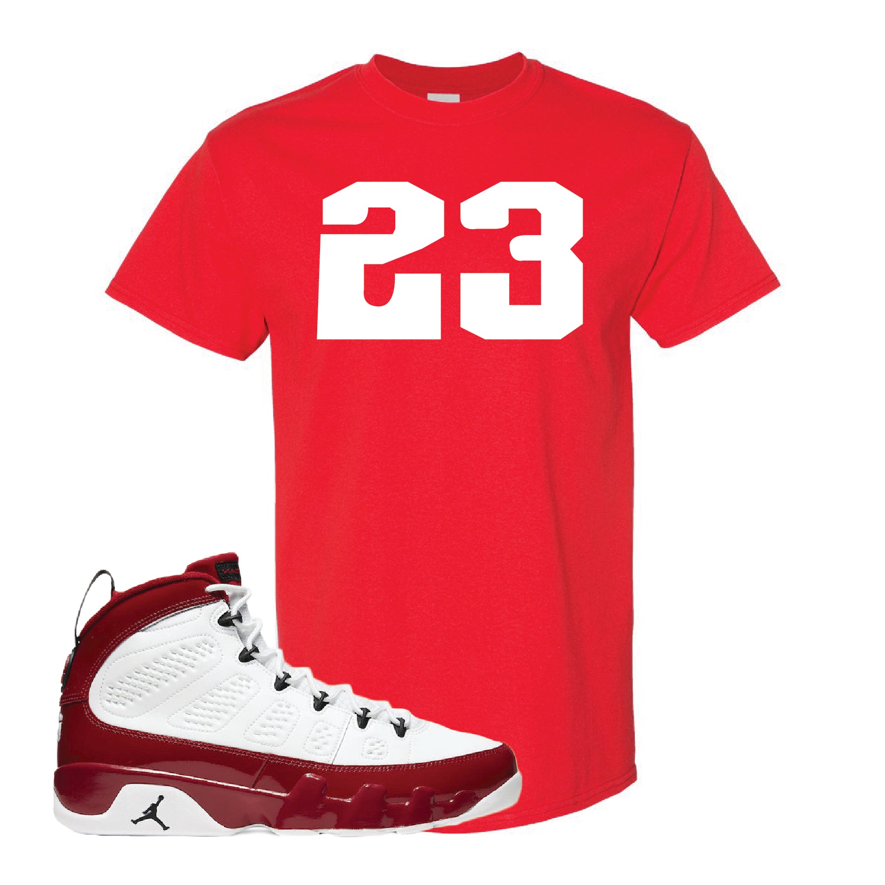 air jordan 9 gym red shirt