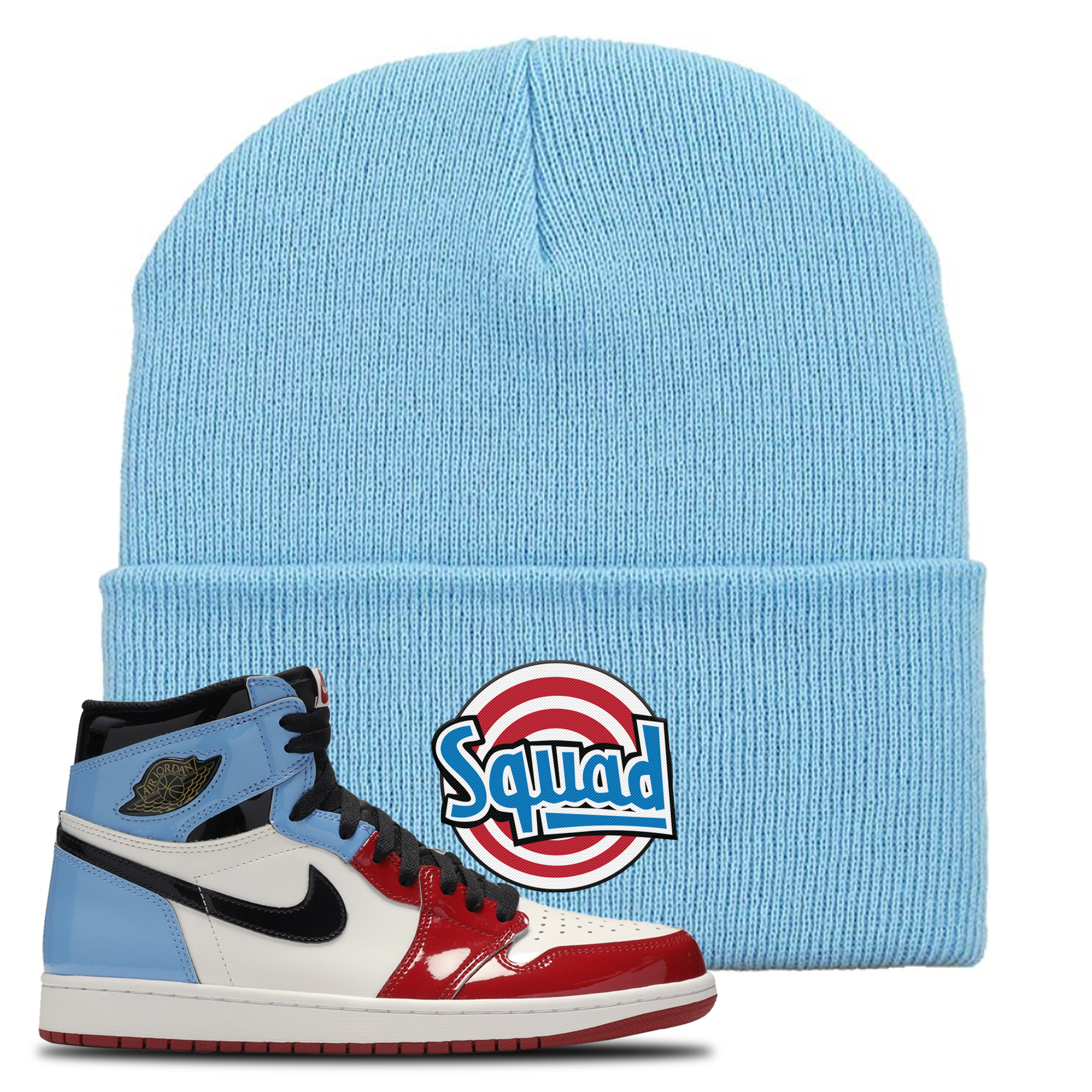 blue jordan beanie