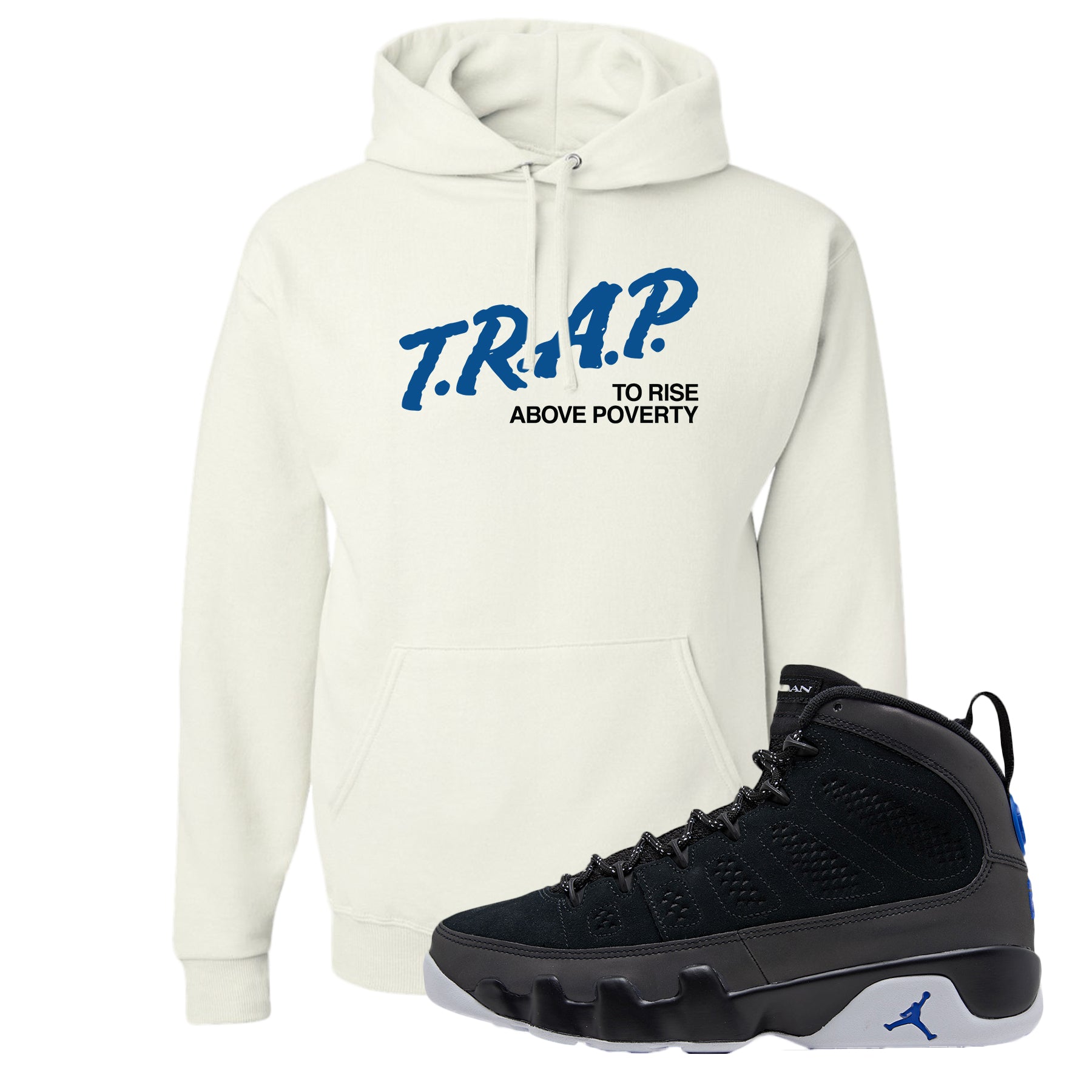 jordan 9 racer blue hoodie