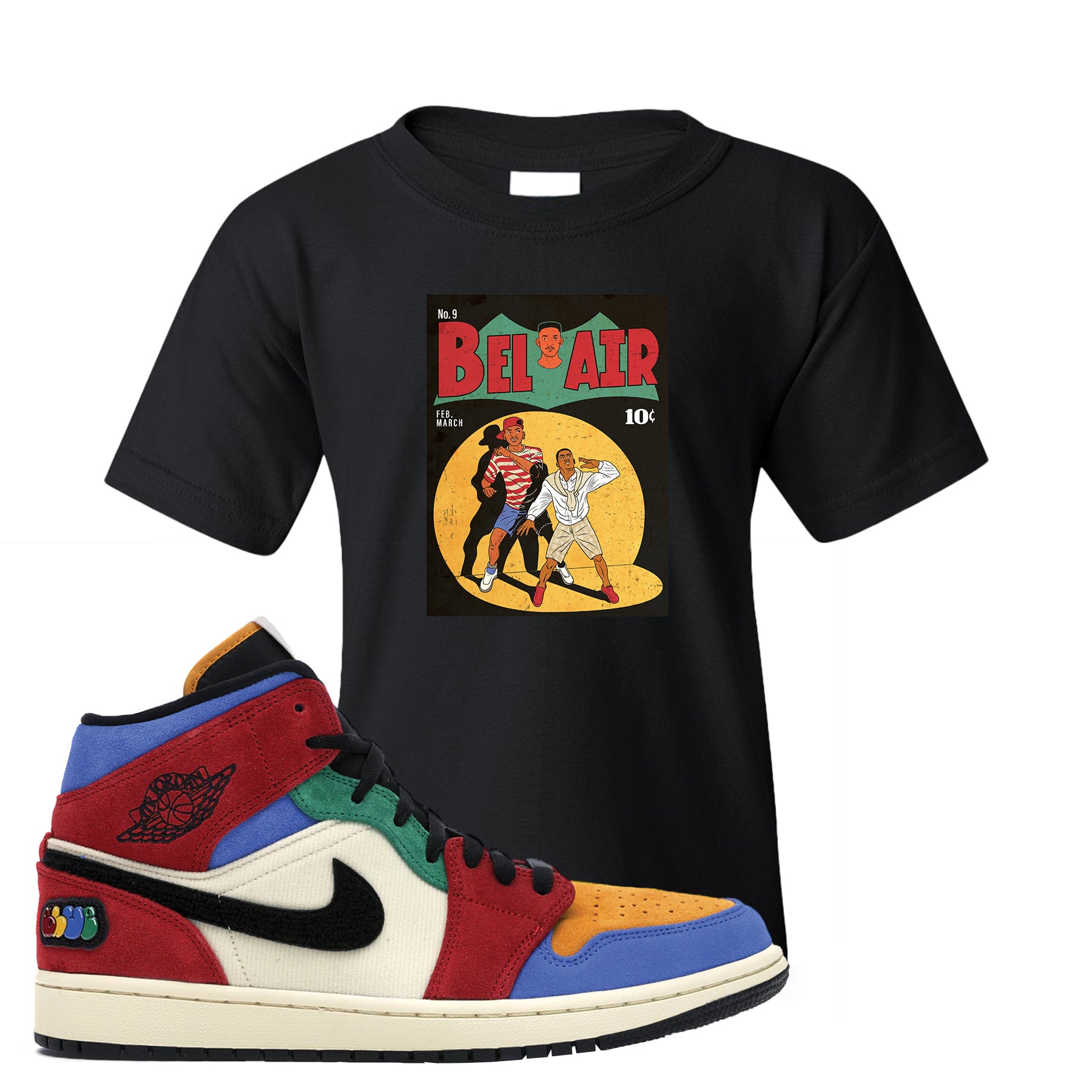 jordan 1 blue the great shirt