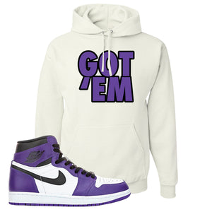 purple jordan hoodie