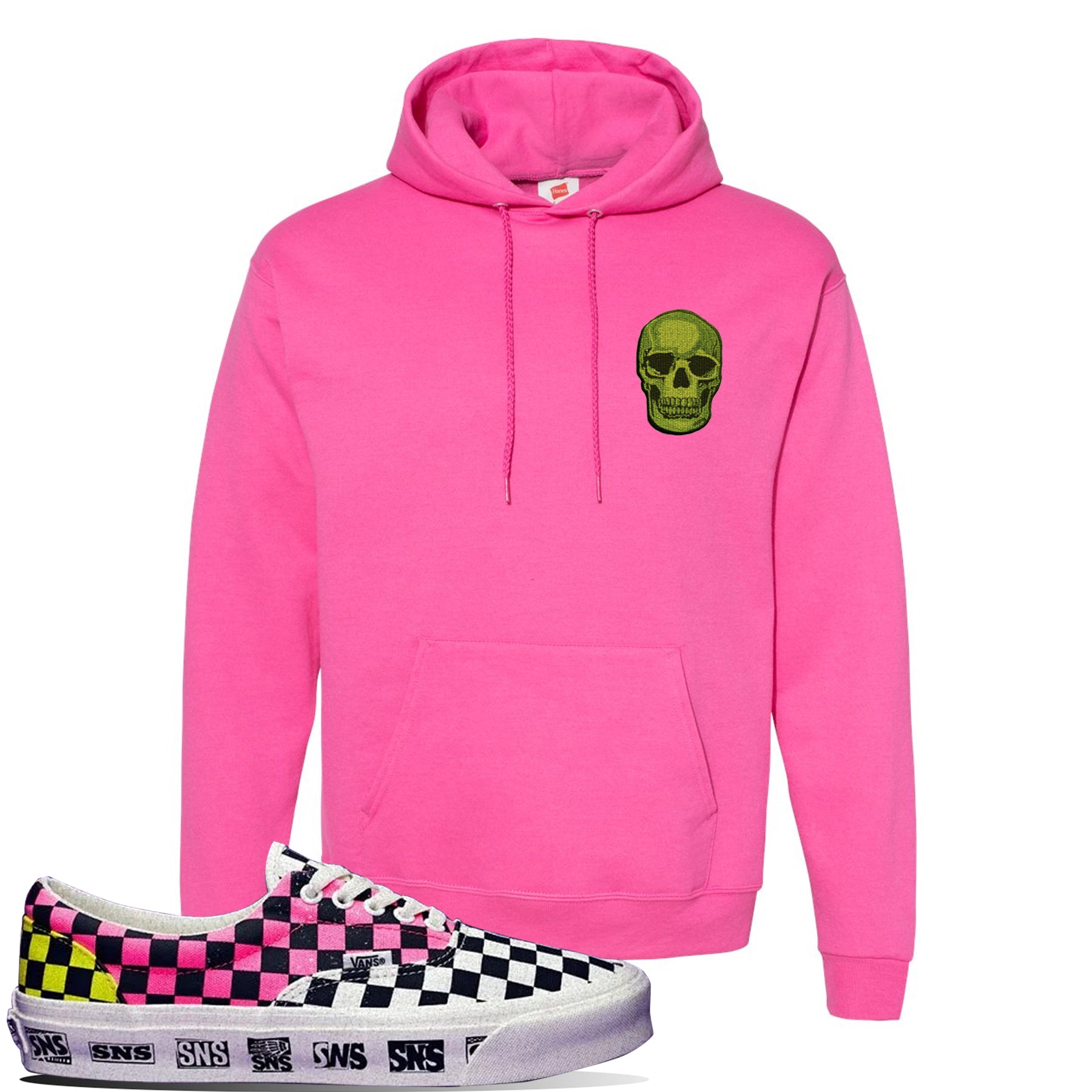 vans hoodie skull