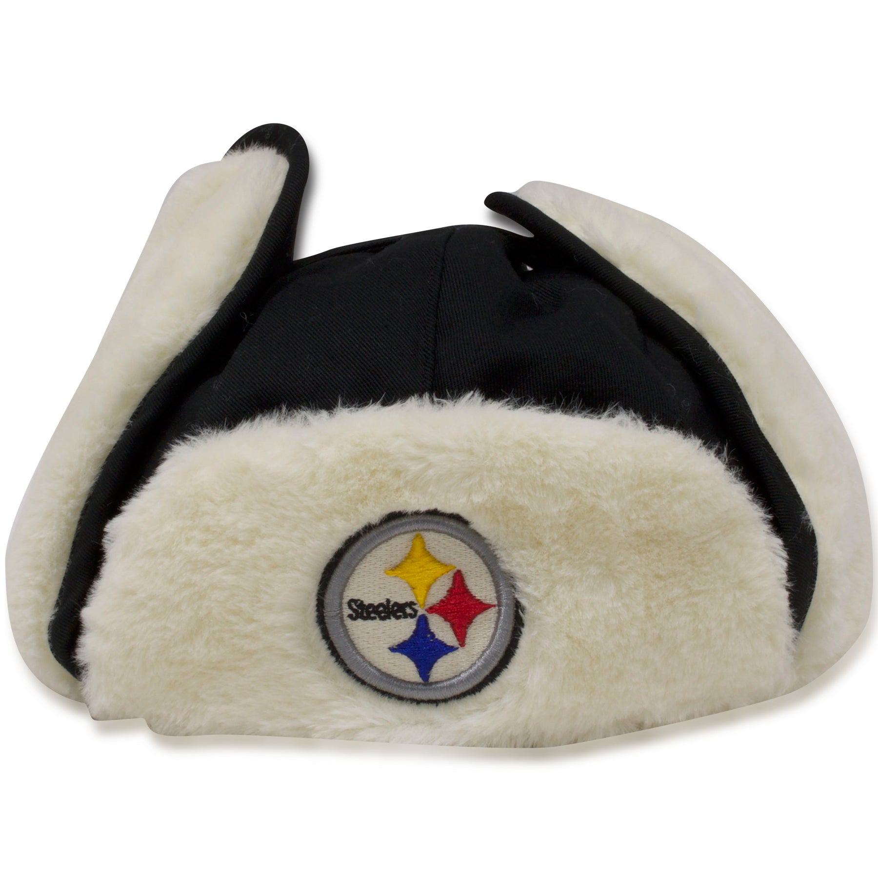 Pittsburgh Steelers New Era Trapper Solid Knit Cap