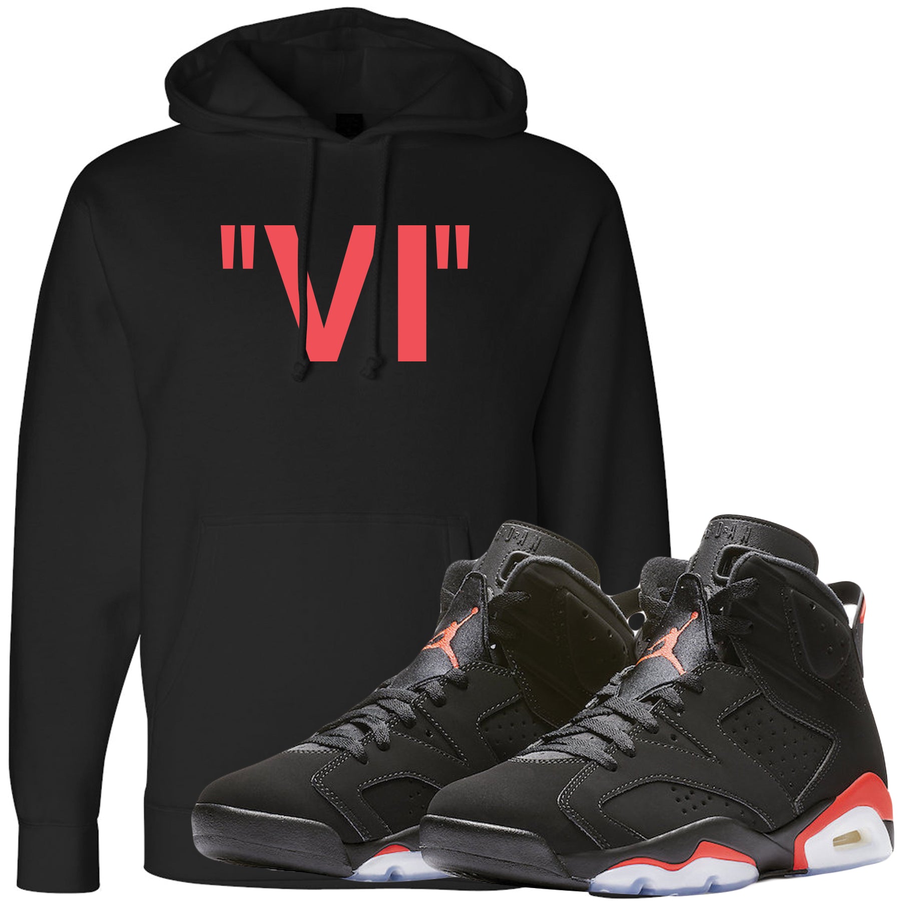 jordan 6 infrared hoodie