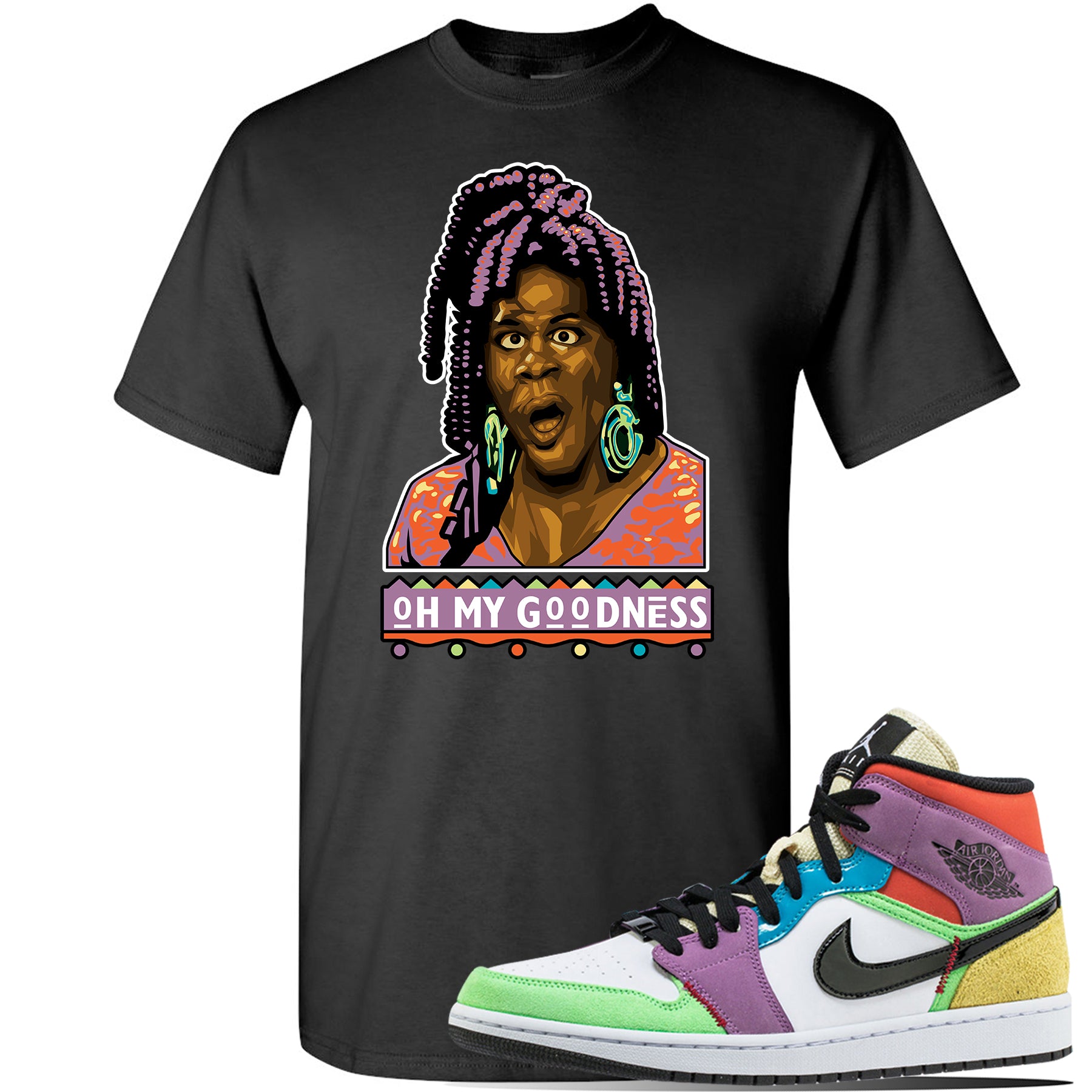 air jordan 1 mid gs candy shirt