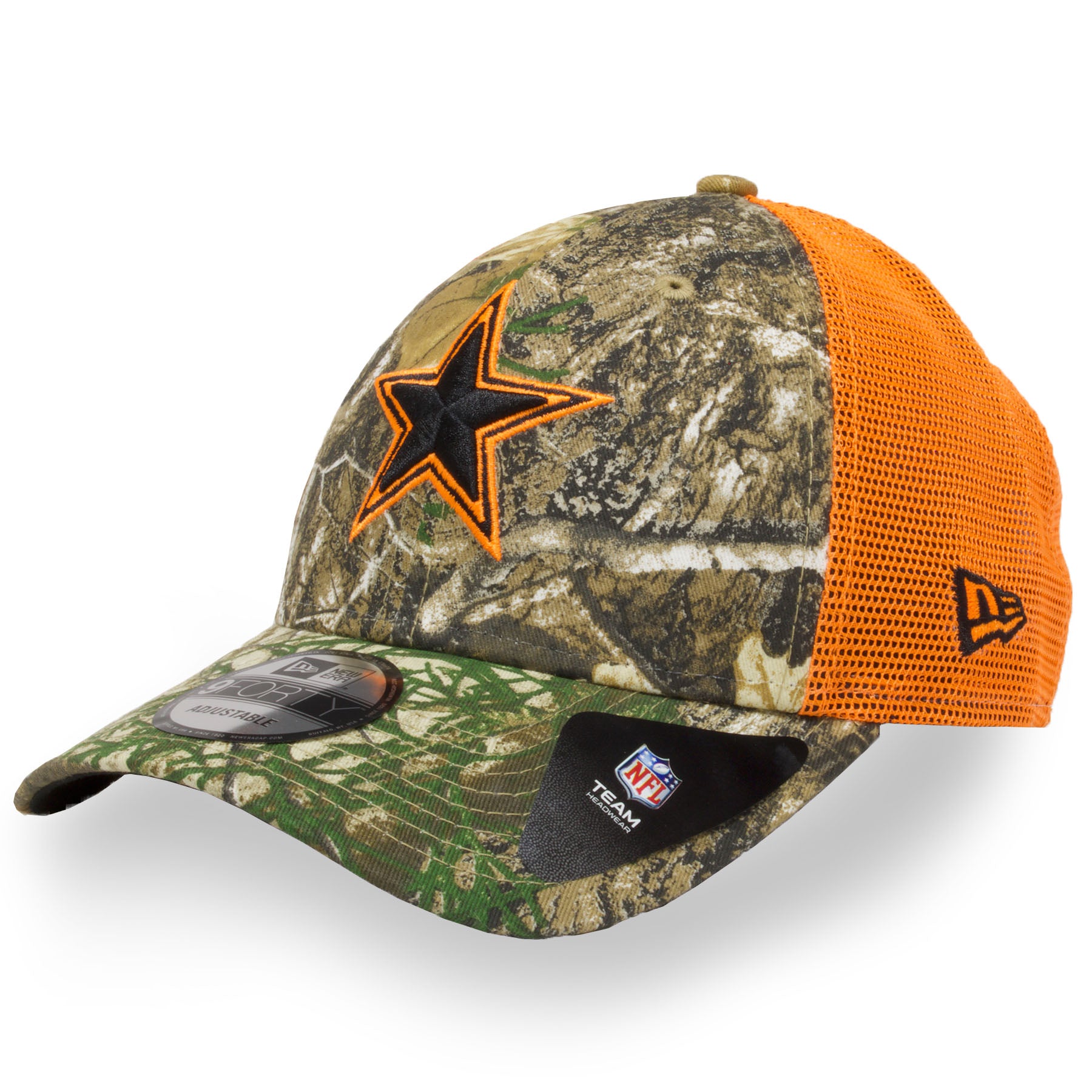 dallas cowboys new era realtree 39thirty camo cap