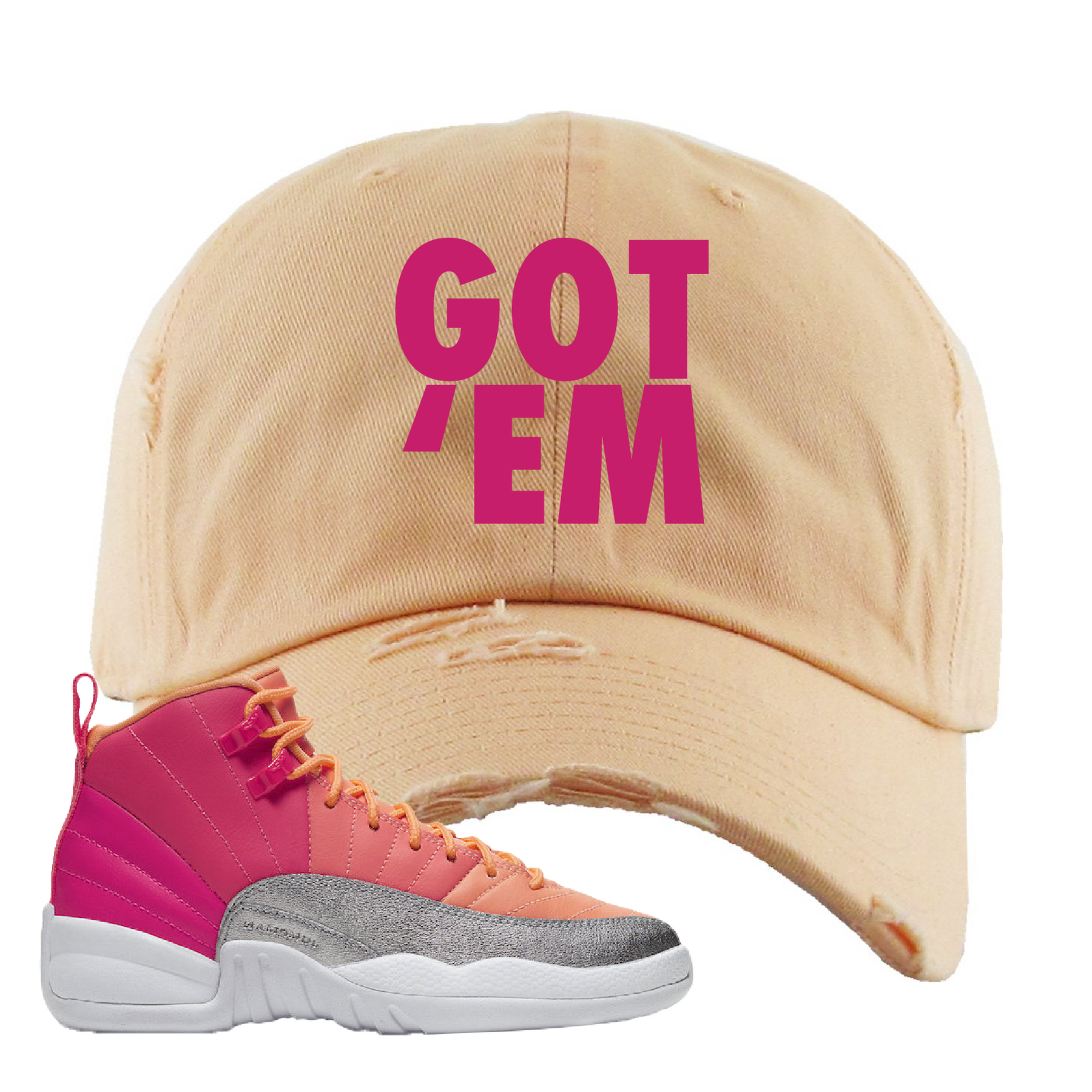 peach jordan 12