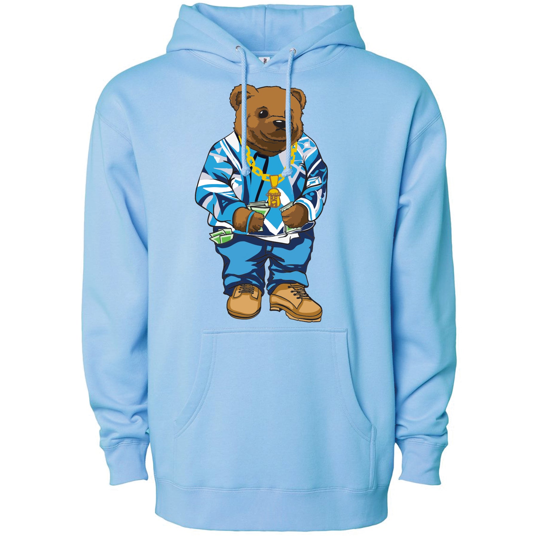 light blue jordan sweatshirt