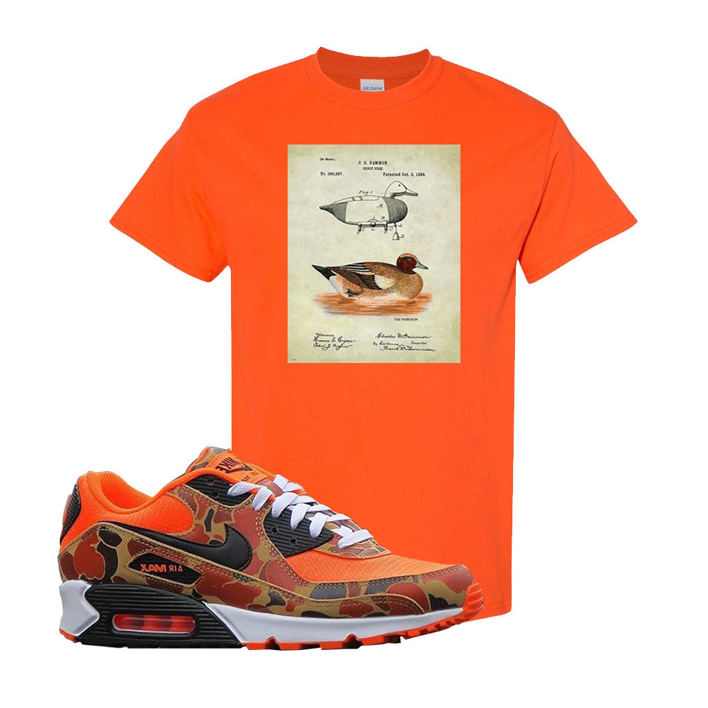 air max camo orange