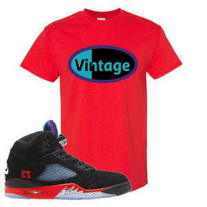 Air Jordan 5 Top 3 T Shirts to match 