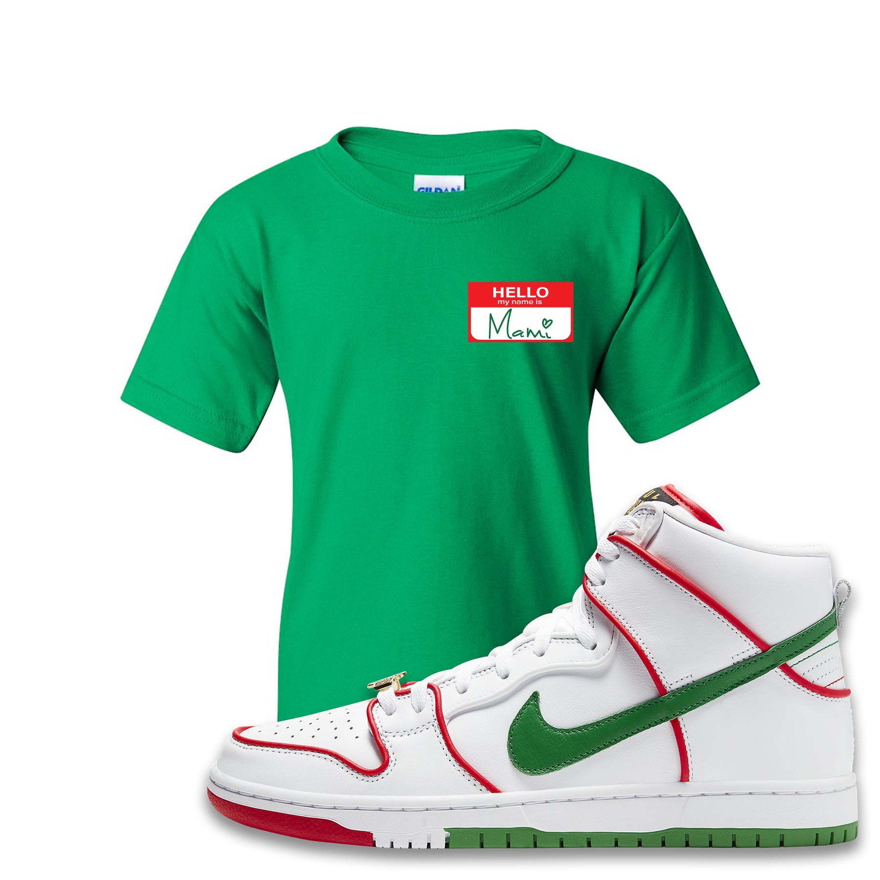 kelly green nike shirt