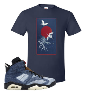 shirt to match jordan 6 washed denim