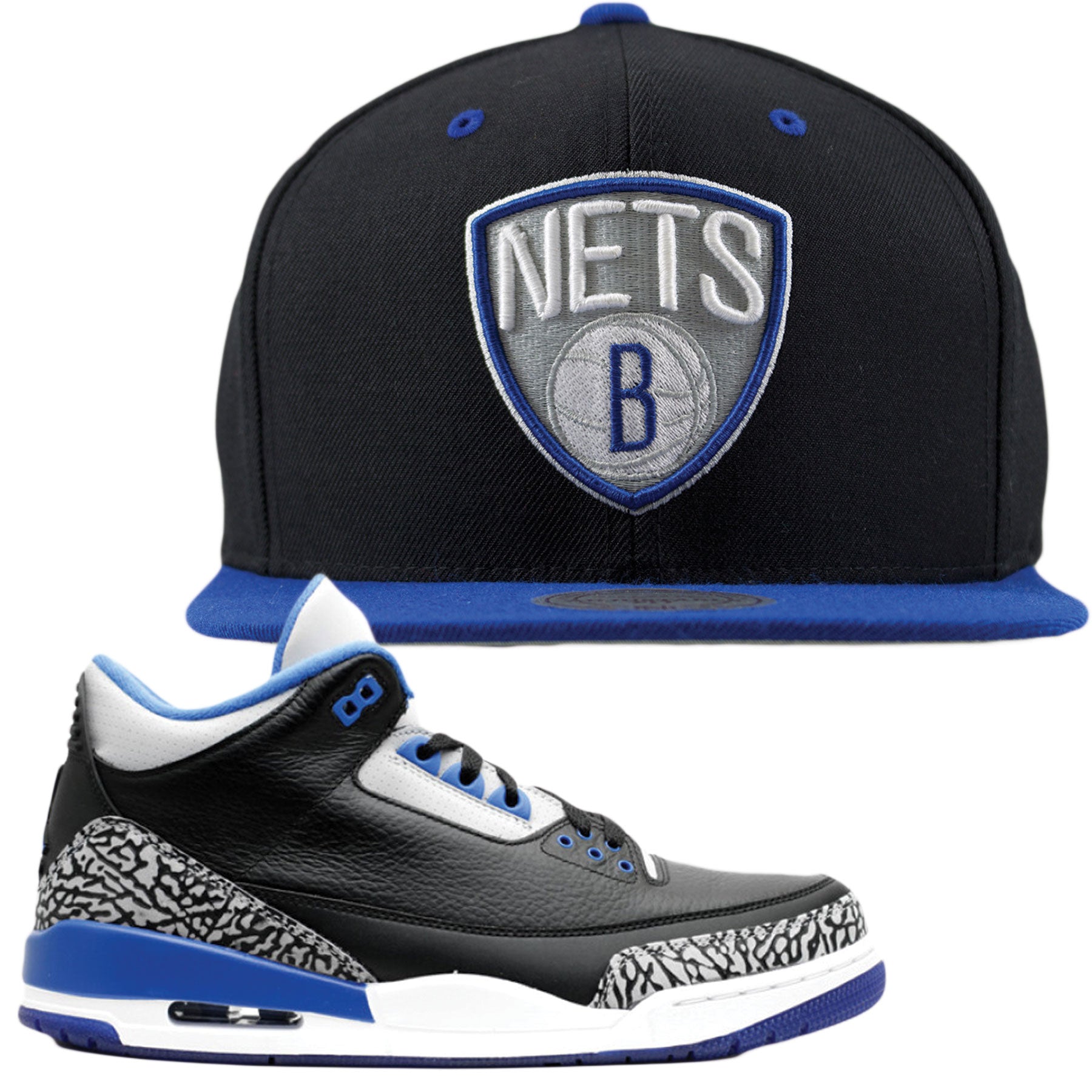 Jordan 3 Sport Blue Sneaker Hook Up 