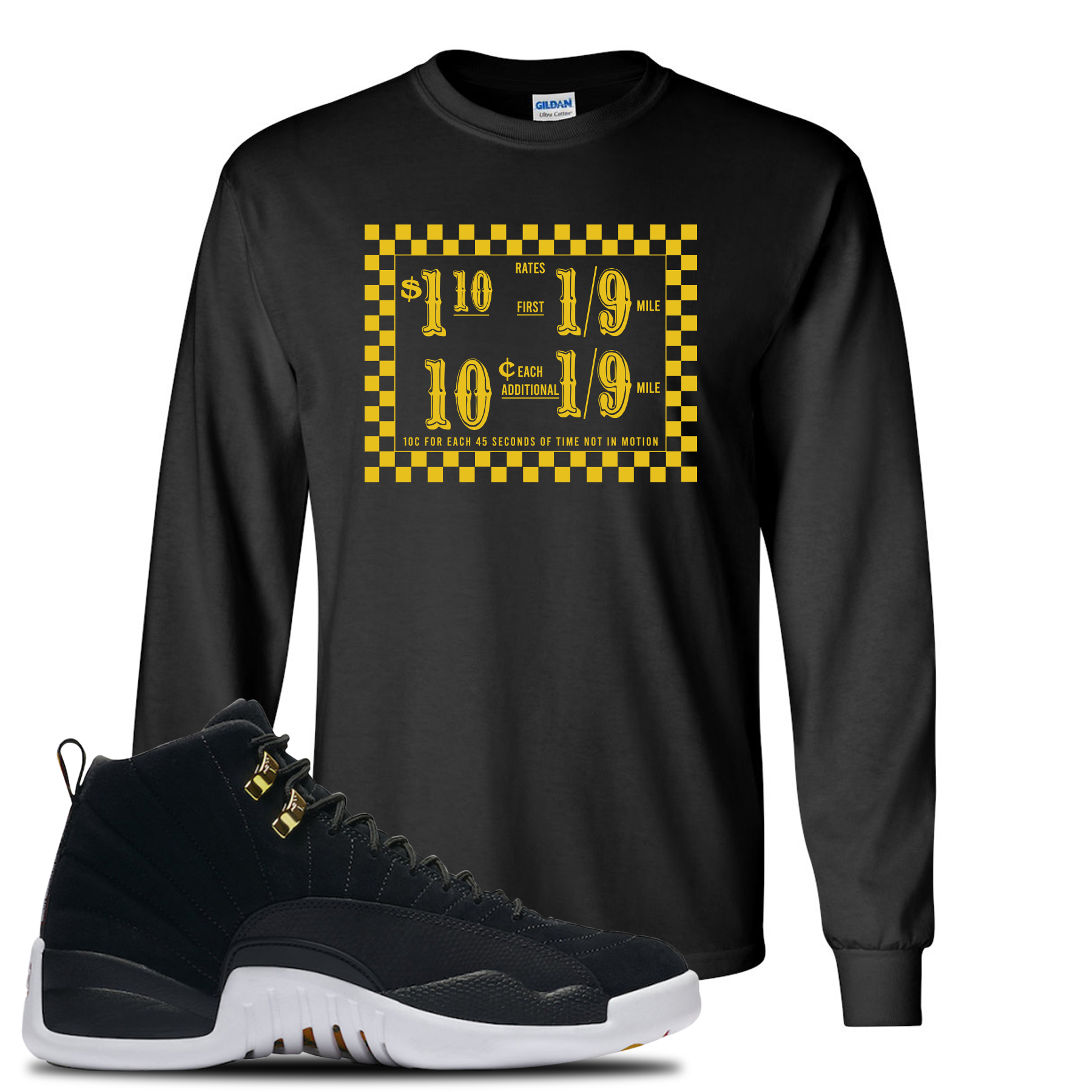 shirts to match jordan 12 black and yellow