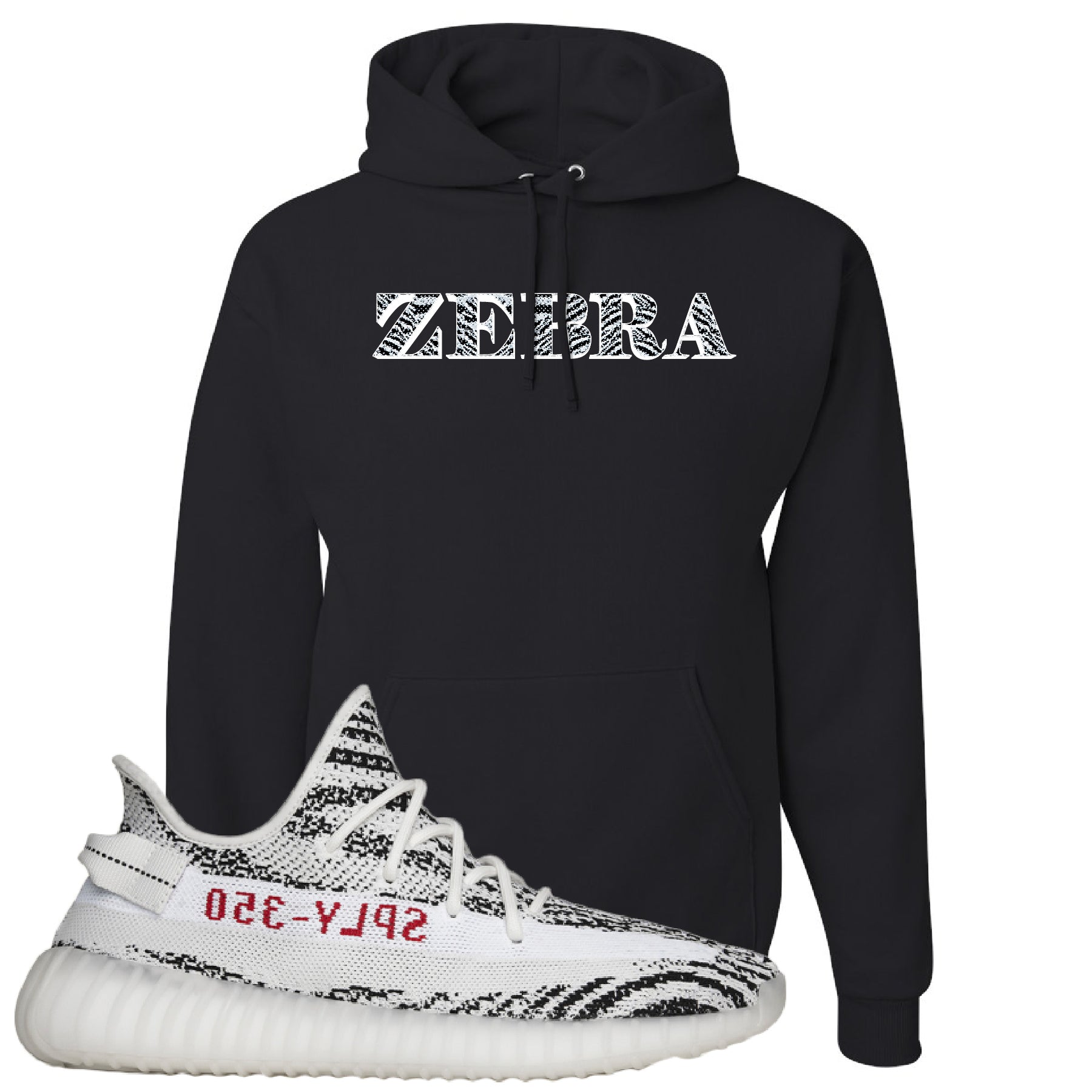 zebra yeezy hoodie