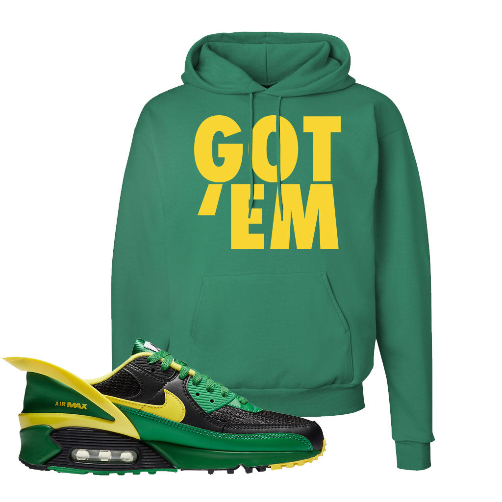 Air Max 90 FlyEase Oregon Ducks Hoodie 