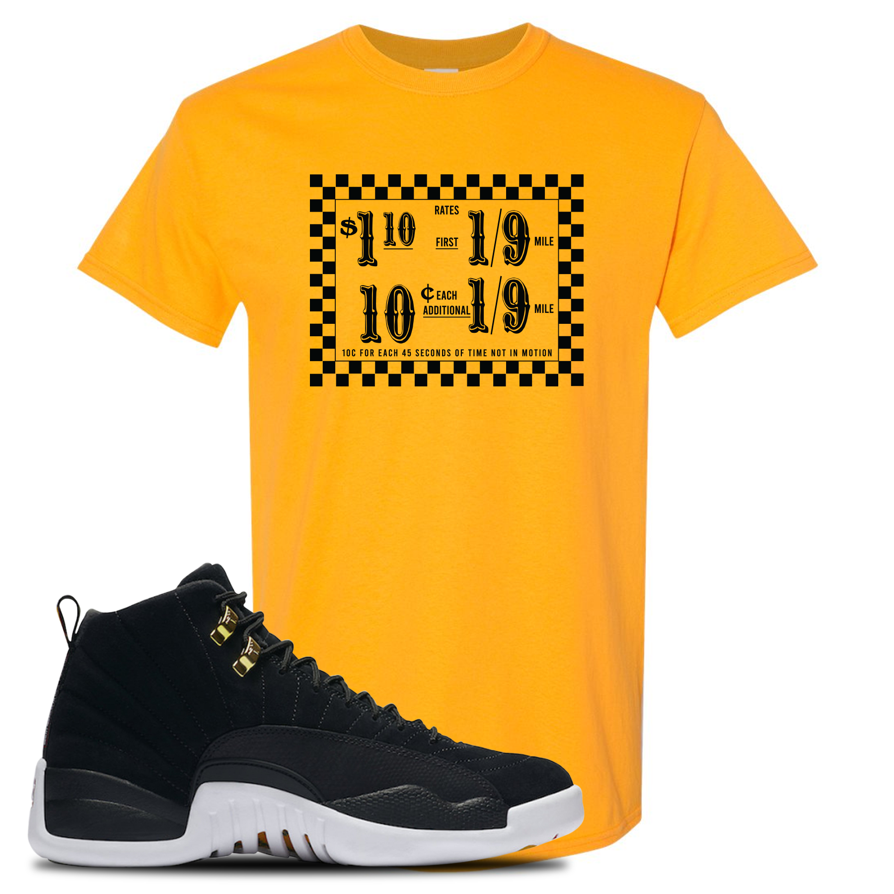 jordan 12 taxi shirt