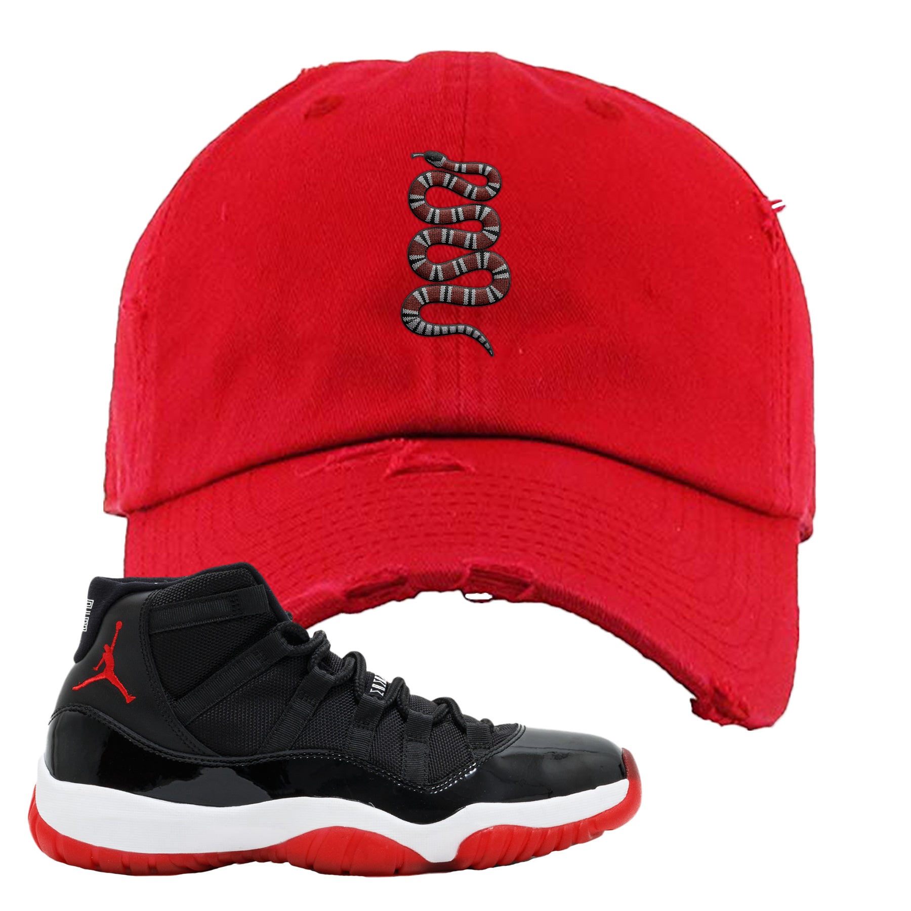 jordan 11 bred hat