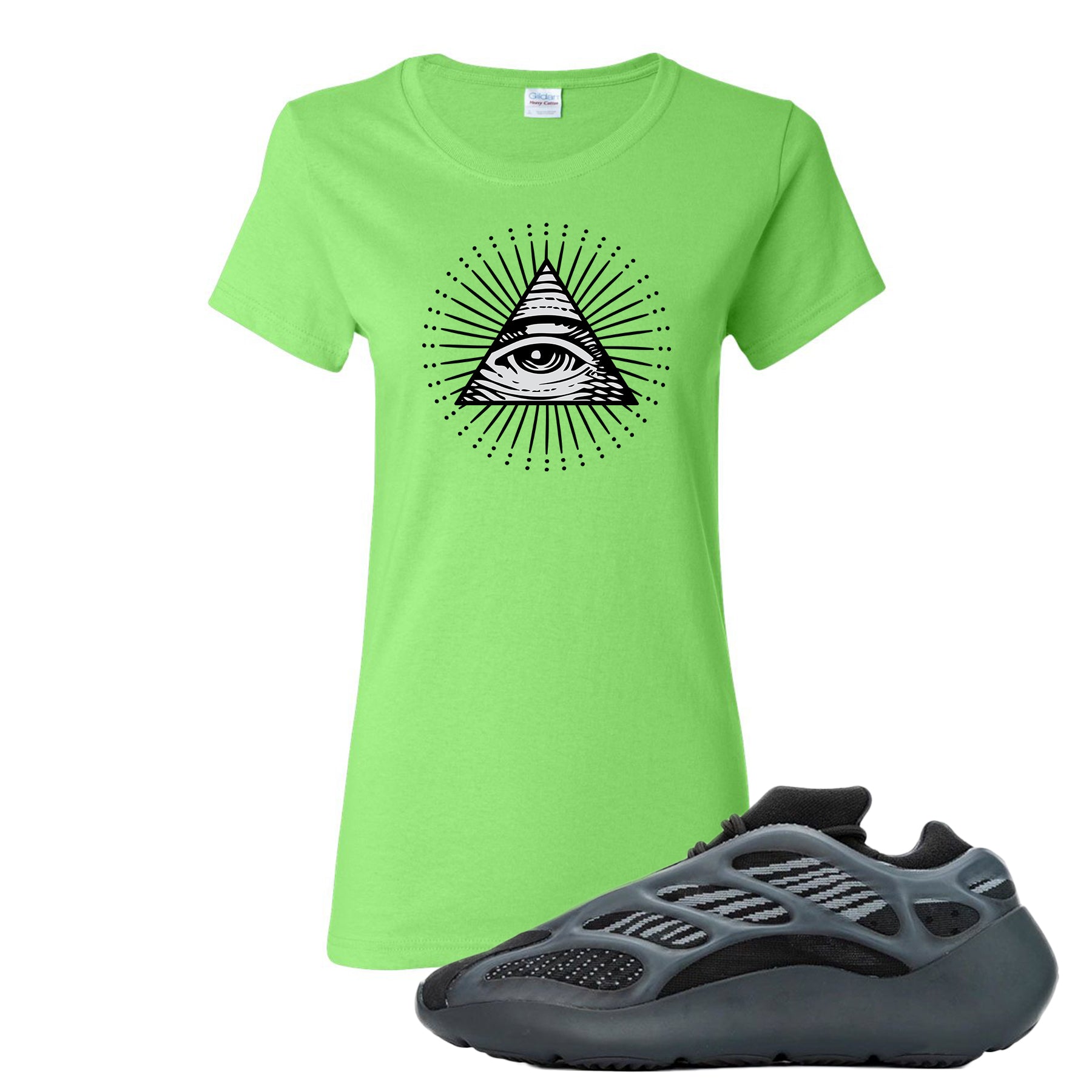 yeezy neon green shirt