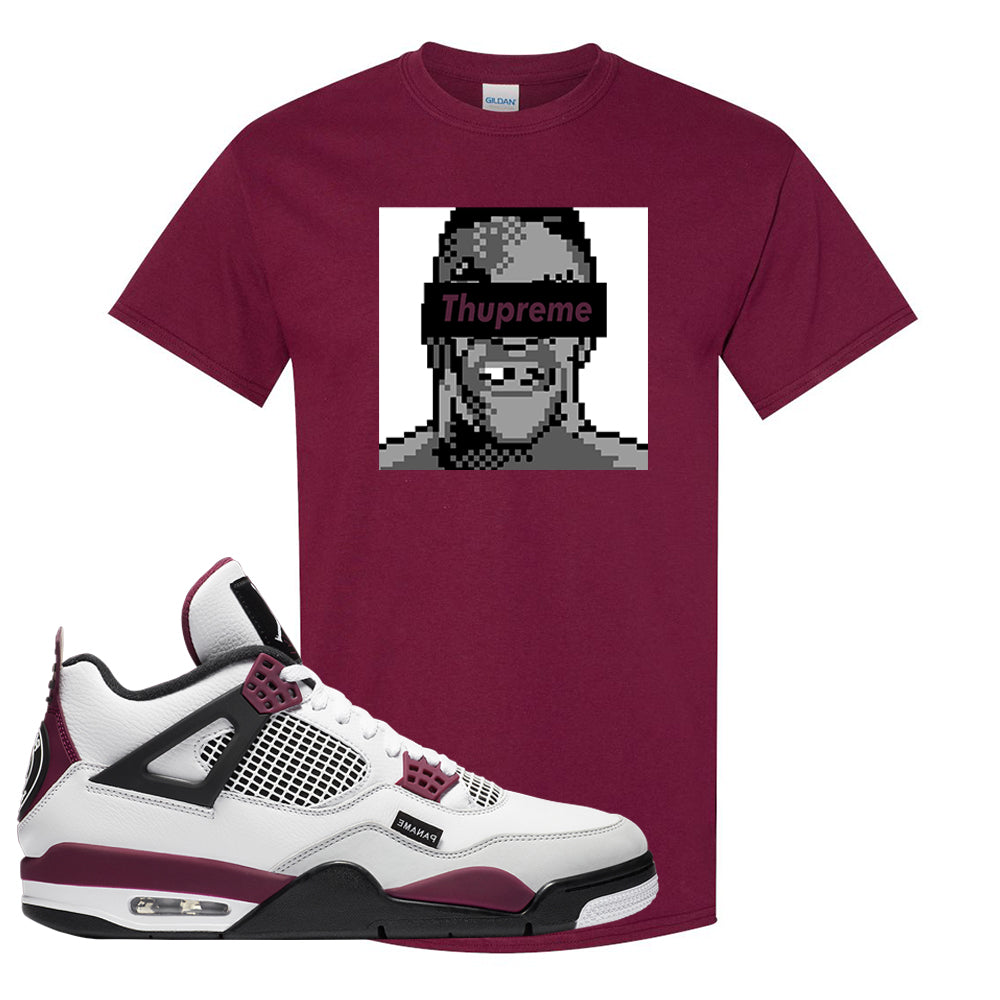 air jordan 4 maroon