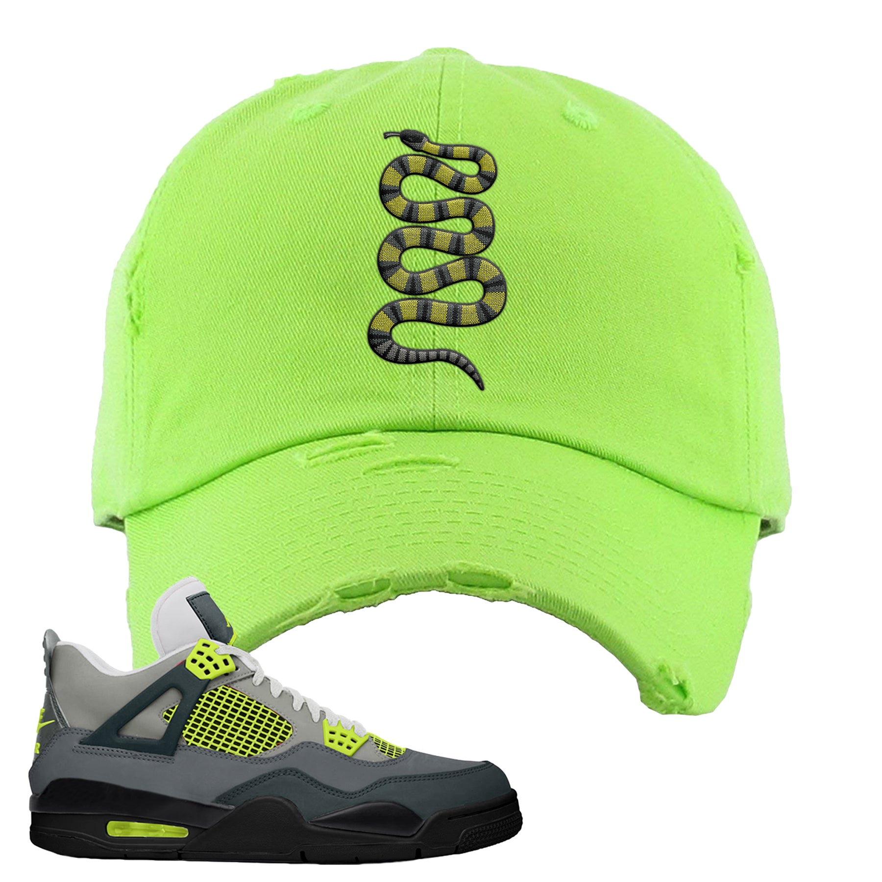 jordan 4 neon hat