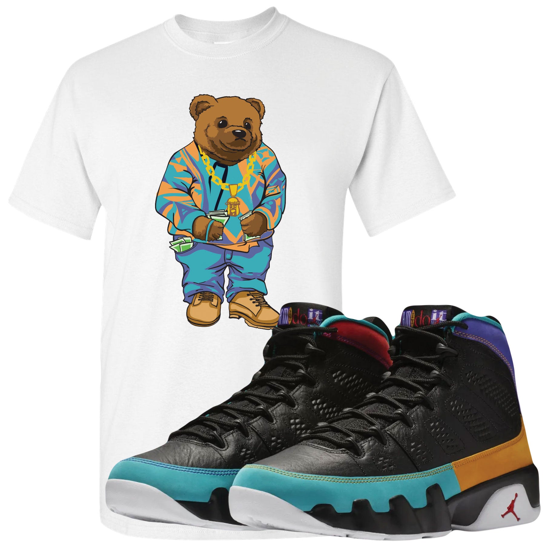 jordan 9s dream it do it shirt