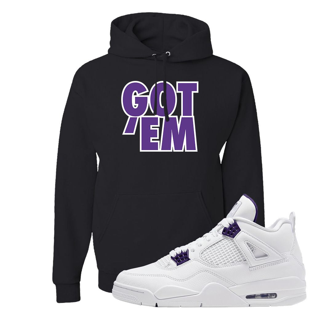 black and purple jordan hoodie