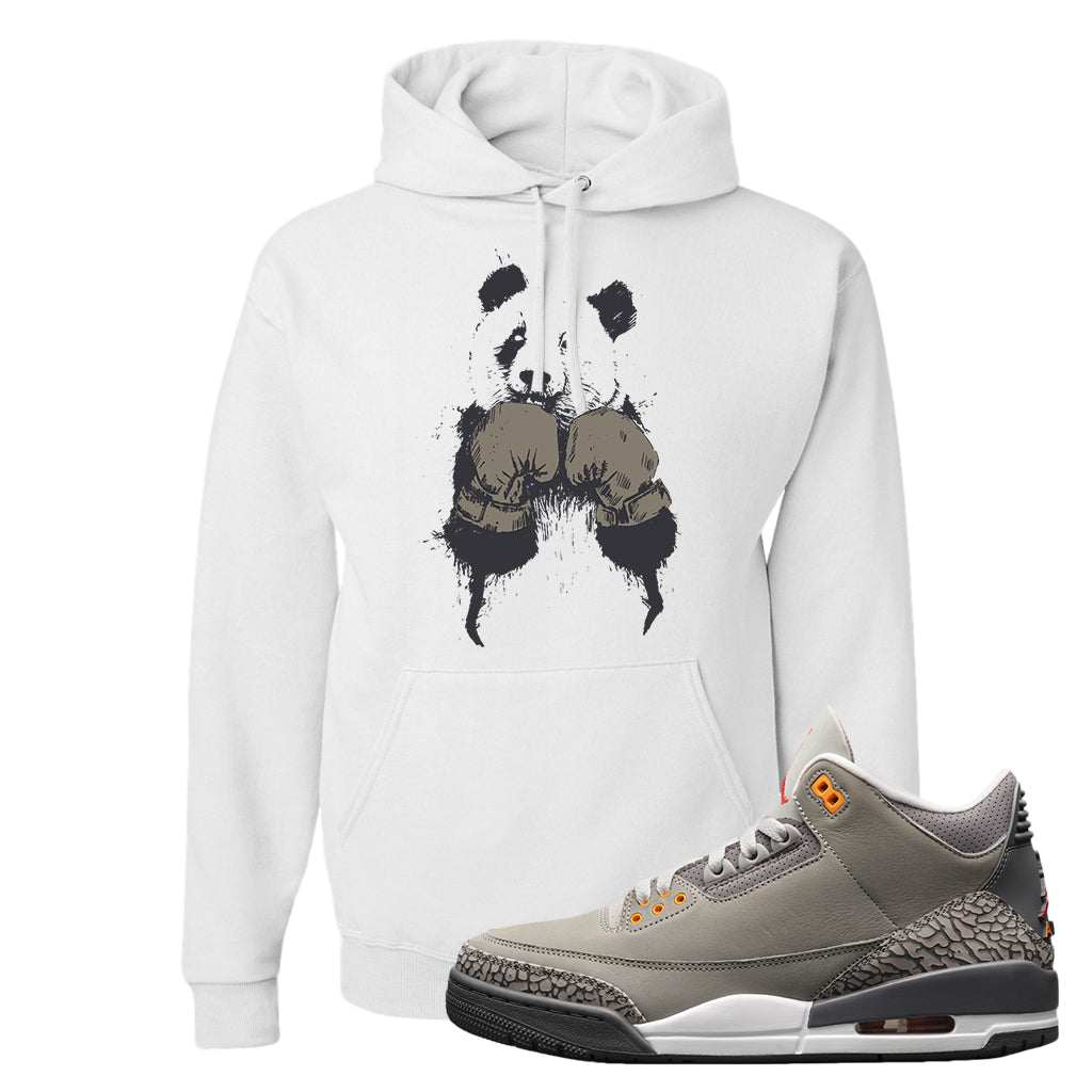 Air Jordan 3 Cool Grey Hoodie Boxing Panda White Cap Swag