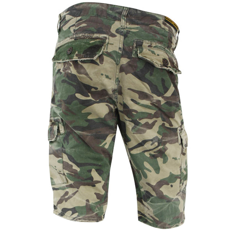 Men's Distressed Camouflage Cargo Shorts – Cap Swag