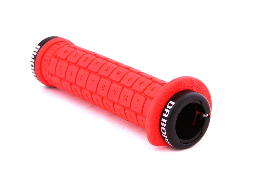 red bike grips