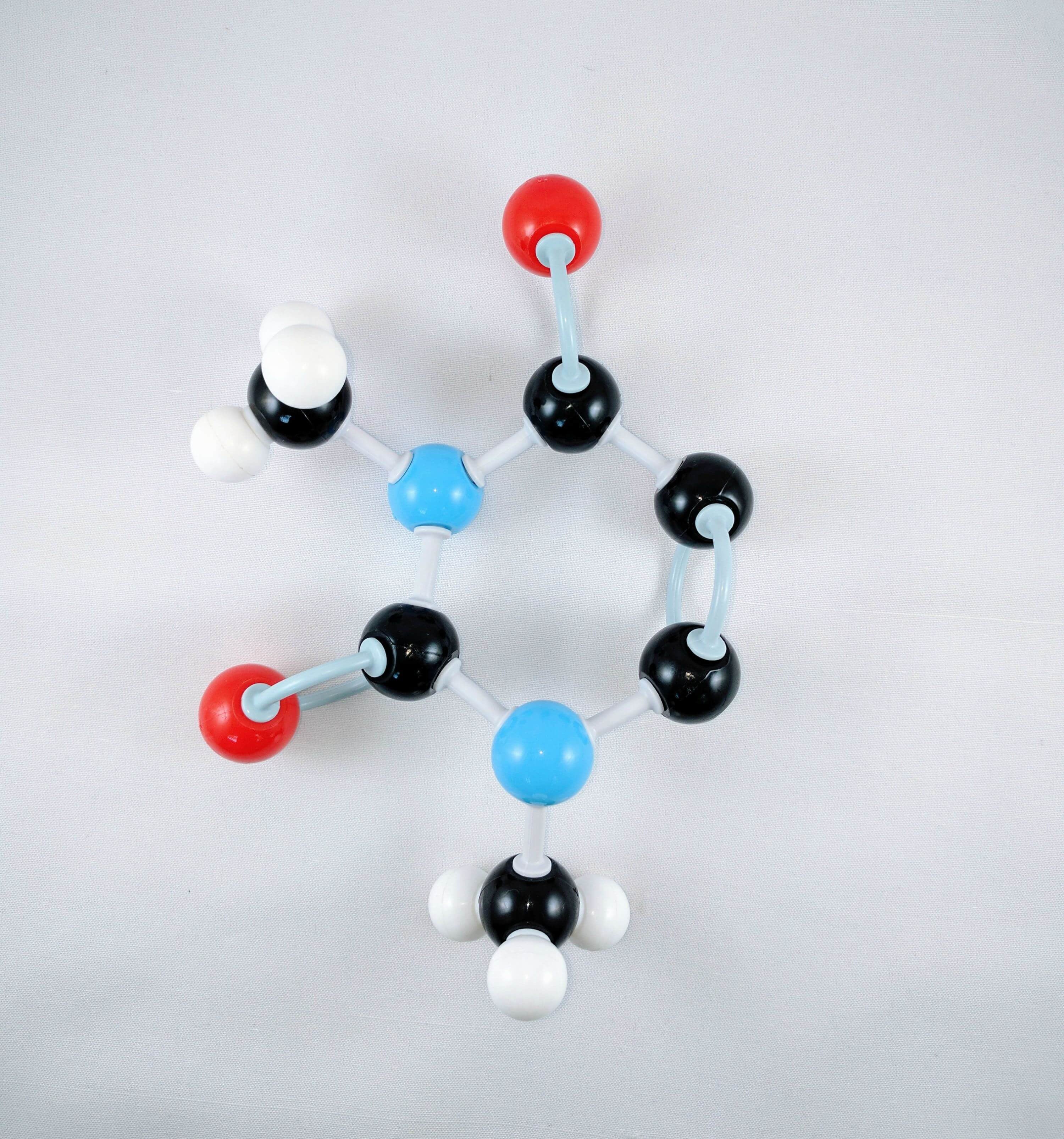 Caffeine molecule 