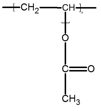 polyvinyl acetate molecule 