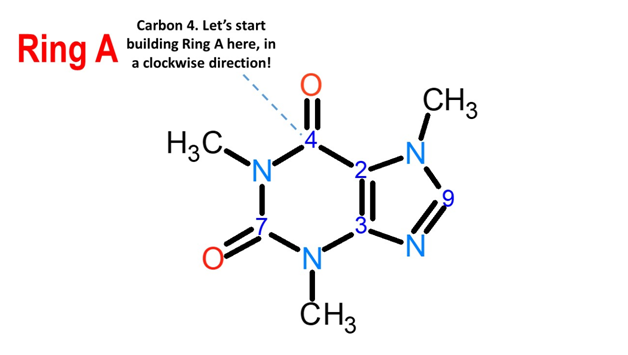 caffeine molecule 