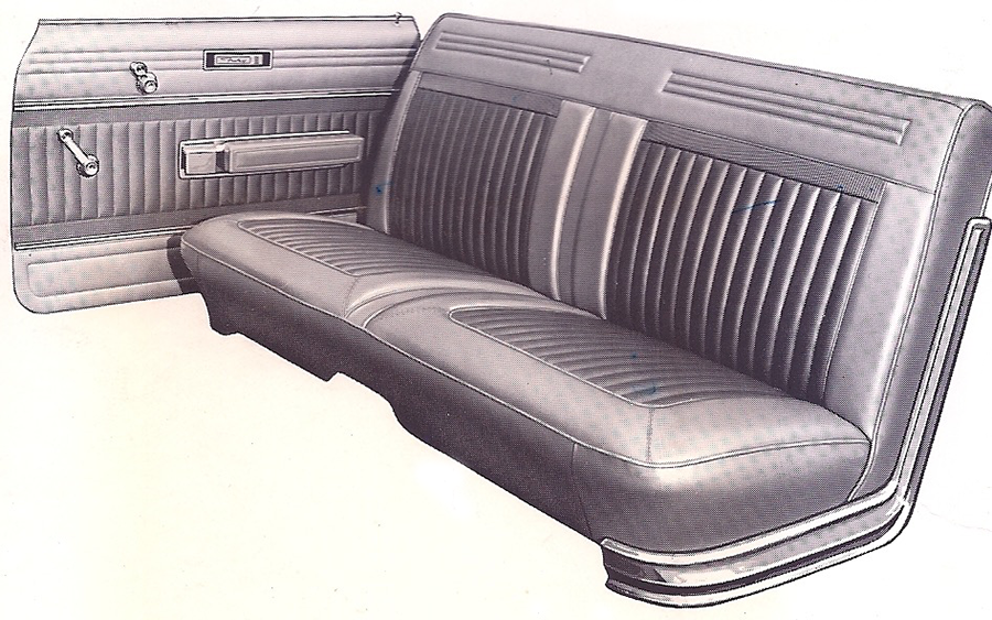 1966 Plymouth Fury Iii 2 Door Hardtop Trim H1b Complete