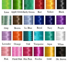 Monogram Thread Color Chart