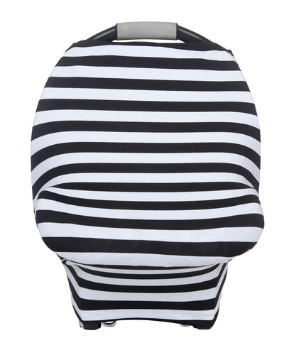 Multipurpose Cover Black & White Striped