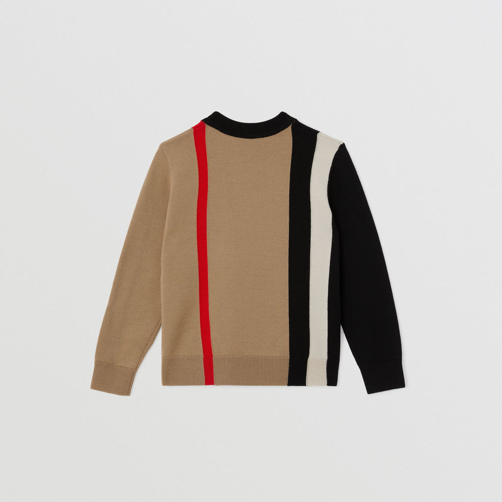 Burberry Striped Wool Intarsia Sweater – Petit Pont