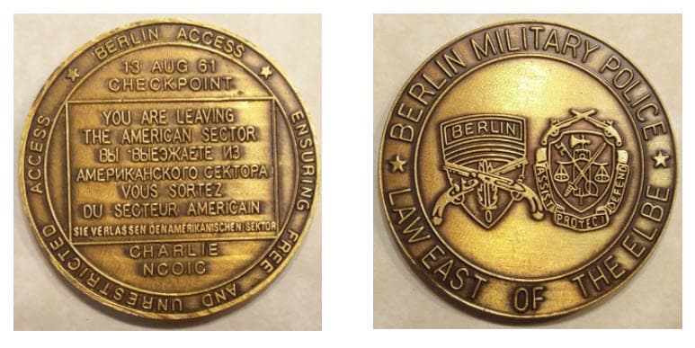 Berlin Military Police coin