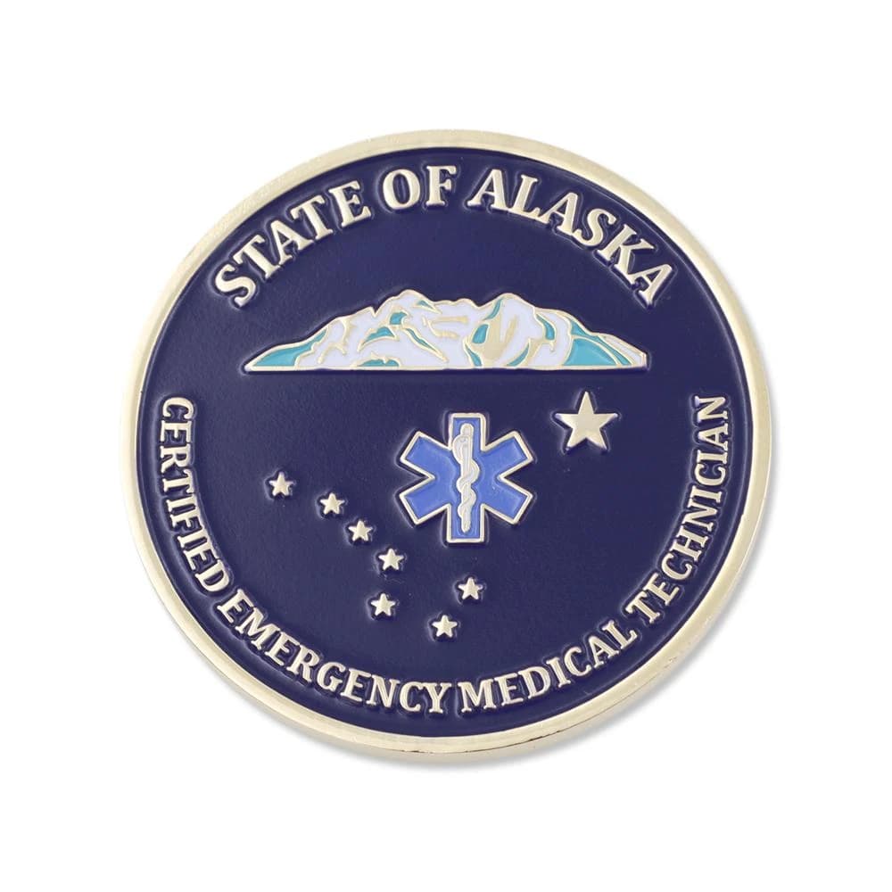 Alaska EMT soft challenge coin