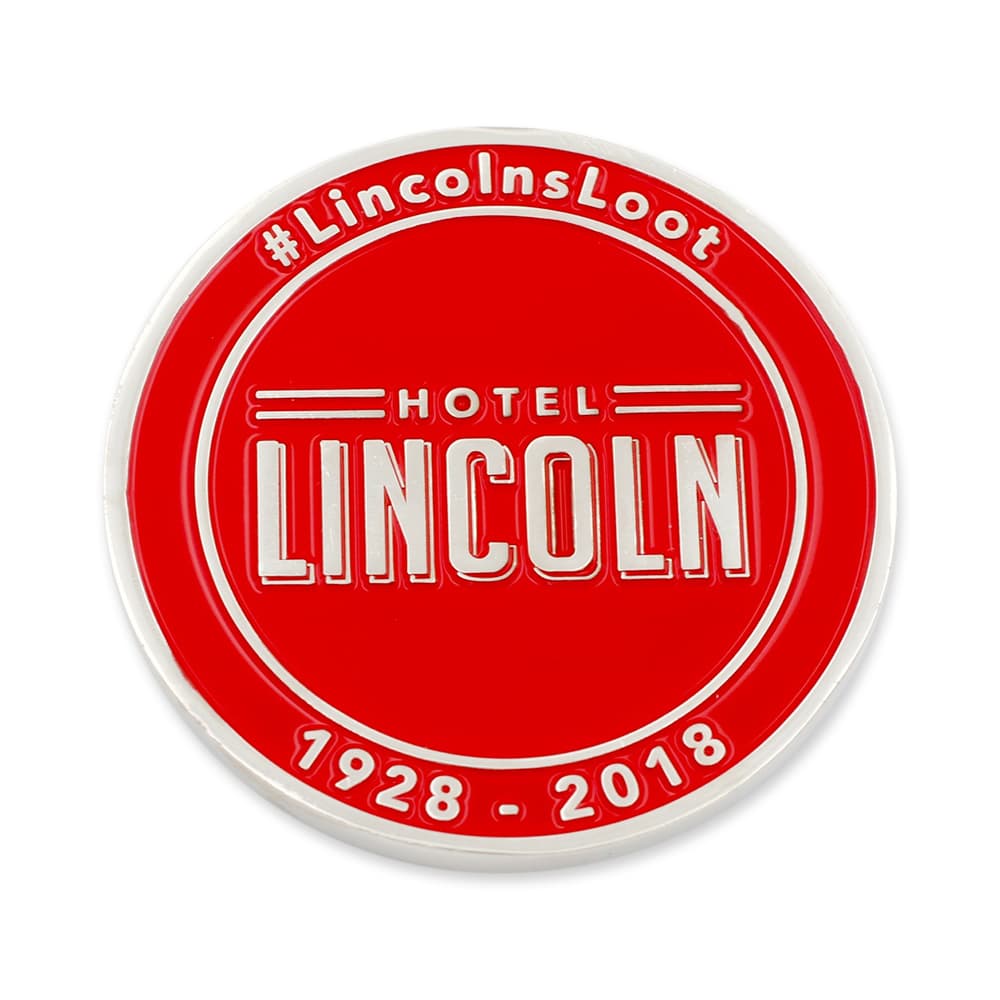 Lincoln hotel challenge coin