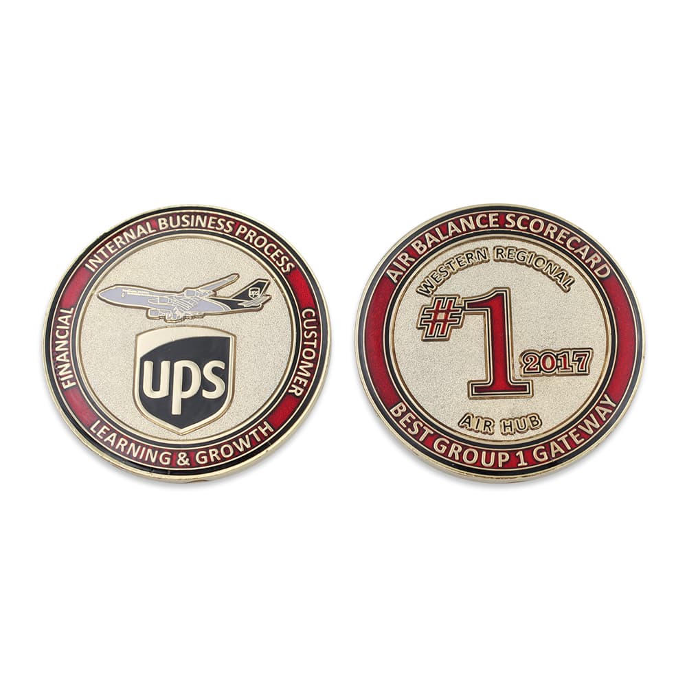 UPS challenge coin
