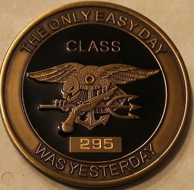 Navy Challenge coin from BUDS