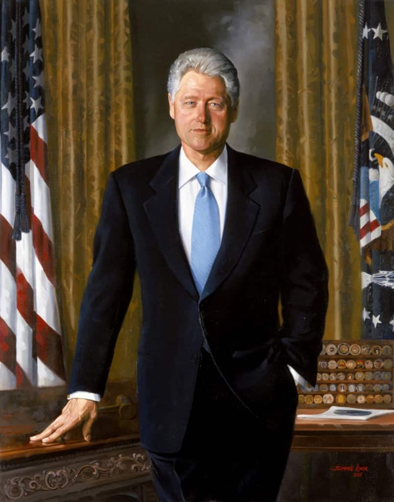 Bill Clinton's Presidential portrait