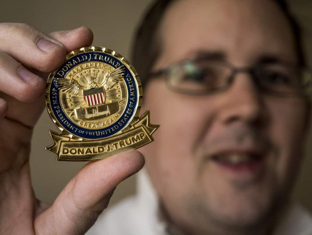 Donald Trump's Presidential challenge coin