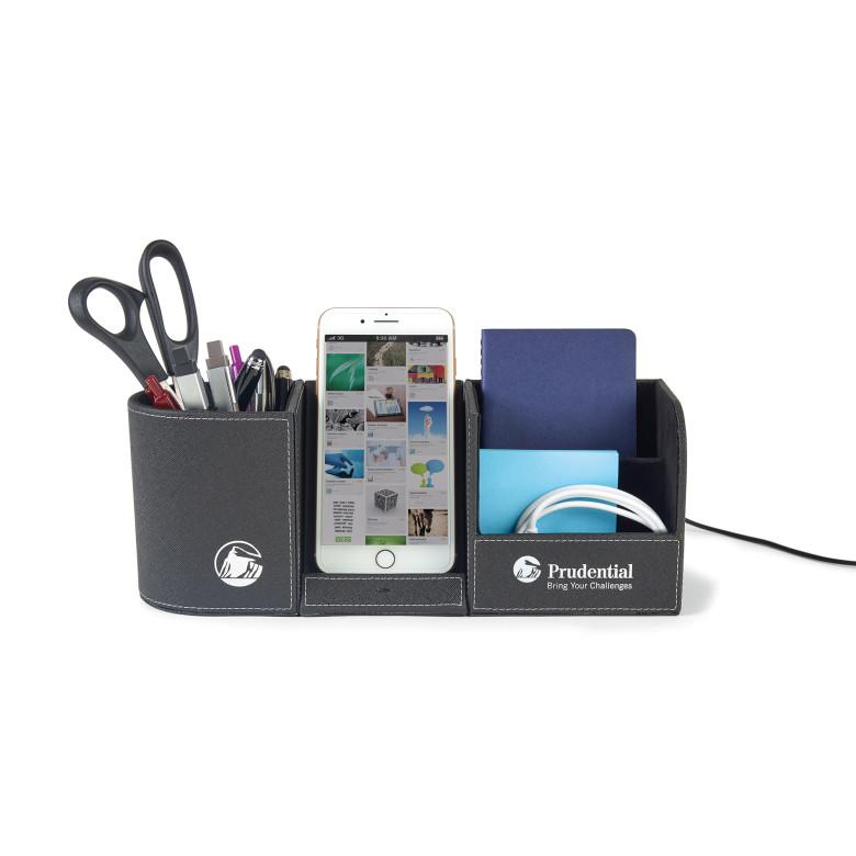 Truman Wireless Charging Desk Organizer - WizardPins product image