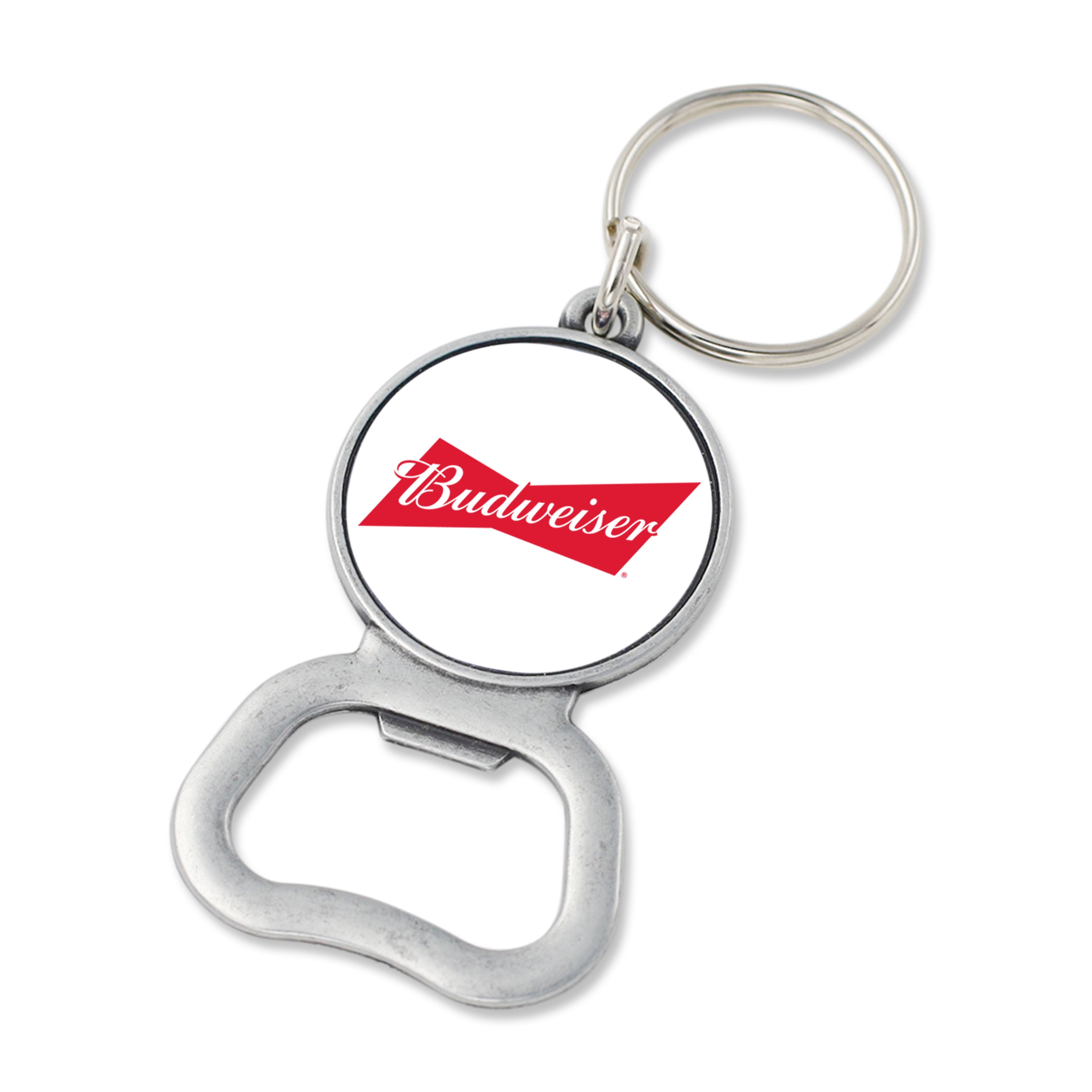 custom budweiser company logo bottle opener made in america