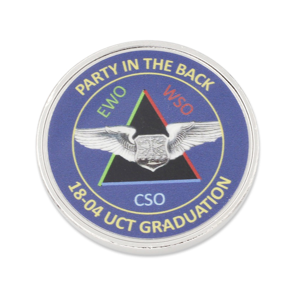 custom coin for graduation printed and made in usa