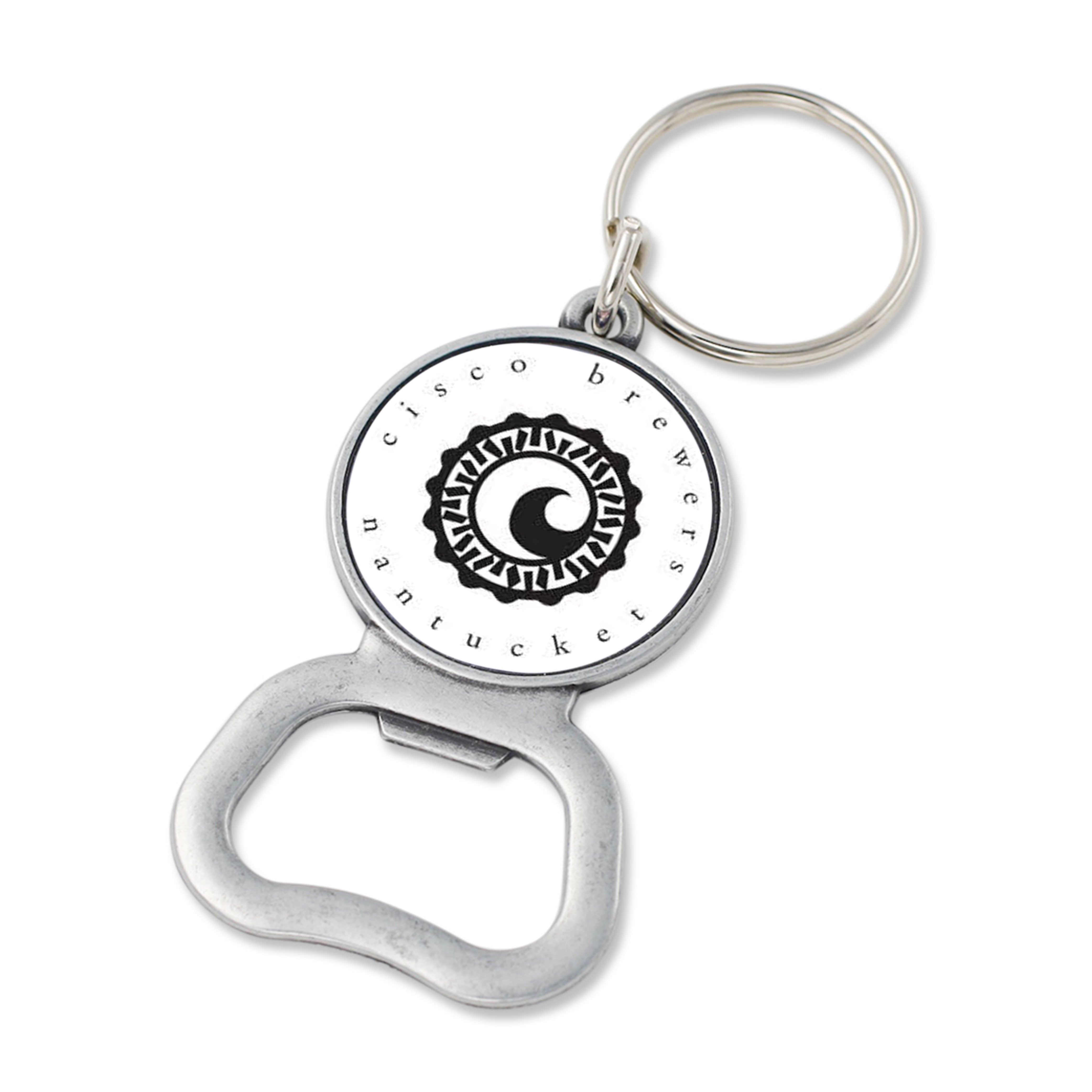 cisco brewing company bottle opener with printed logo design