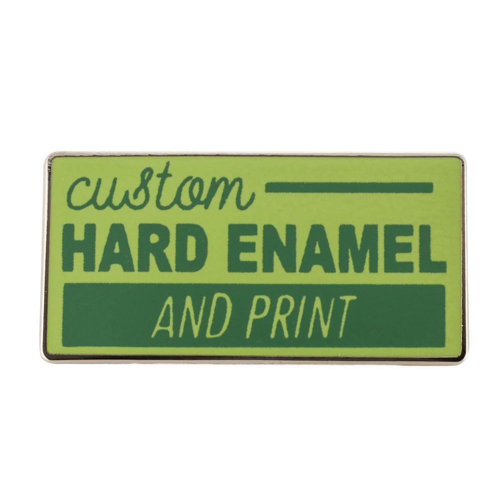 Custom Hard Enamel Print Pin